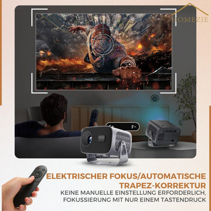 Homezie 4K Smart Projector – Wireless Streaming and Ultra HD Experience