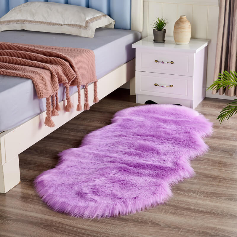 Luxurious Faux Fur Rug - Soft Elegance For Any Room