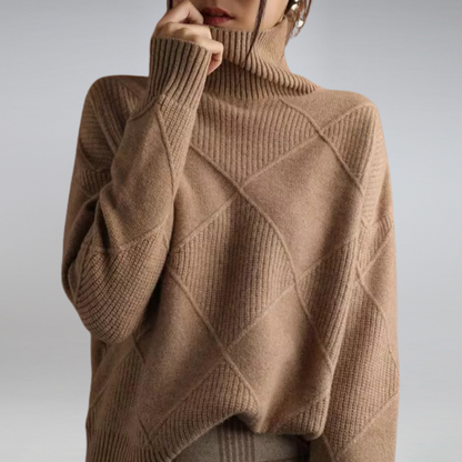 Elegant Knitted Sweater - Cozy And Stylish Design