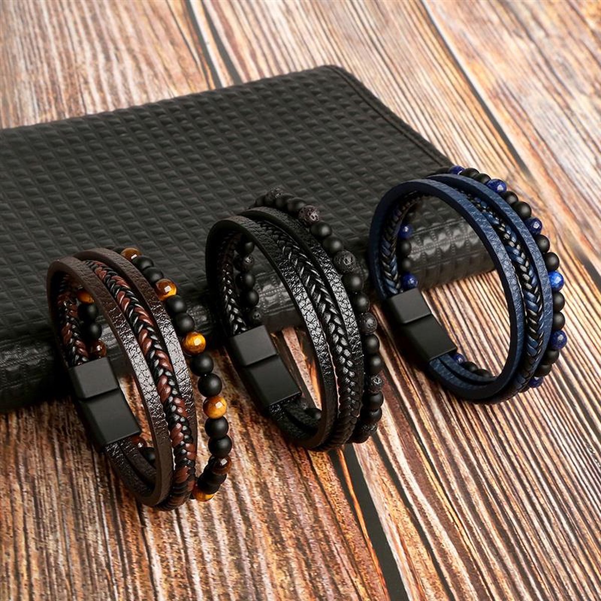 Multi-Layer Beaded Bracelet - Stylish & Versatile Accessory