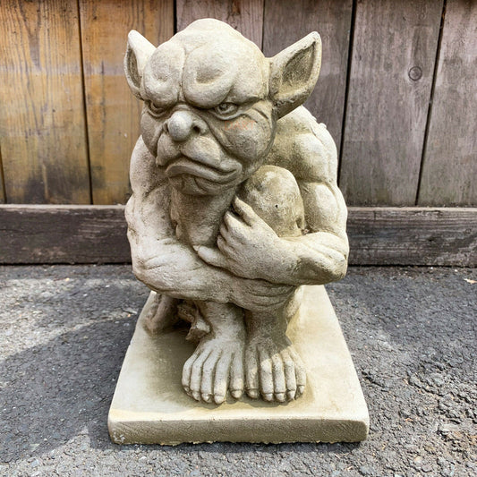 Grumpy Gargoyle Statue - Unique Garden and Home Decor