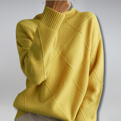 Elegant Knitted Sweater - Cozy And Stylish Design