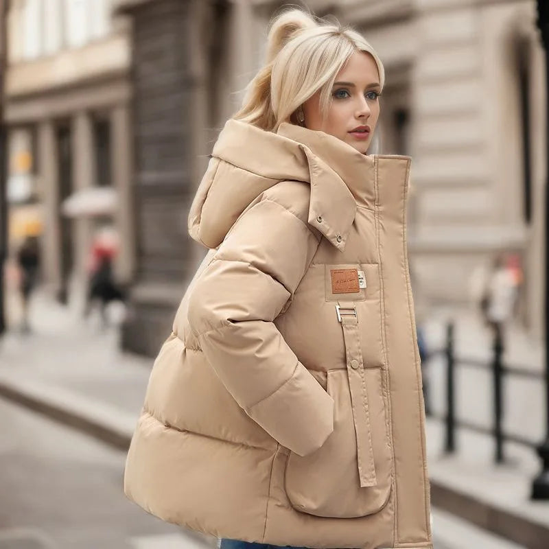 Insulated Winter Puffer Jacket - Stylish Warmth For Cold Days