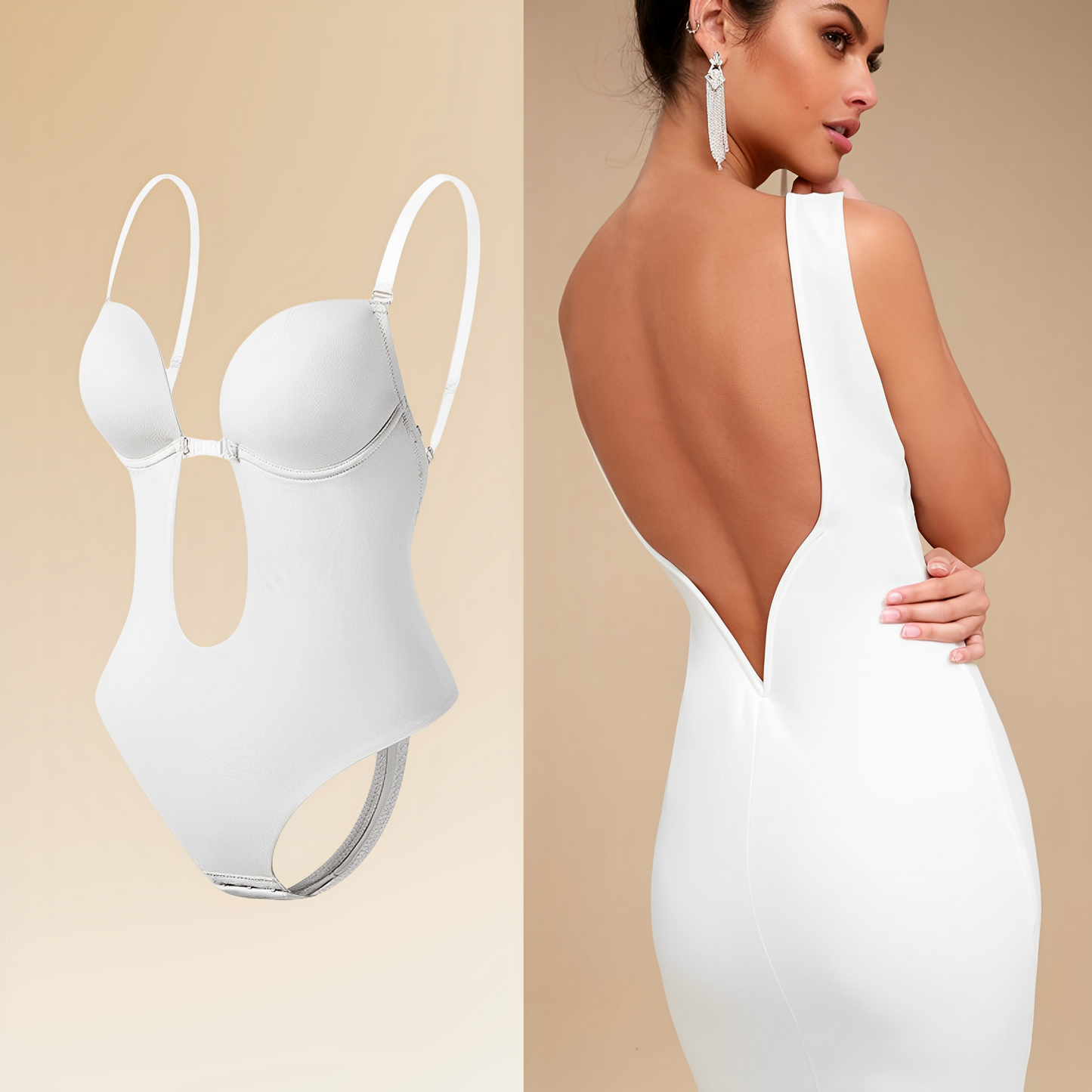 Backless Body Shaper - Seamless Comfort & Support