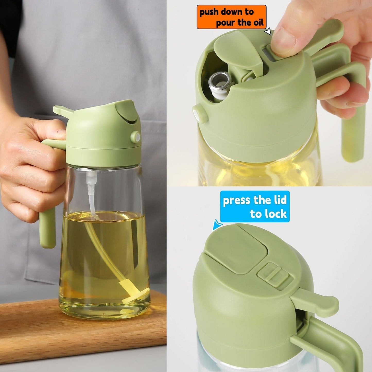 Premium Oil Sprayer for Cooking - Perfect Kitchen Essential