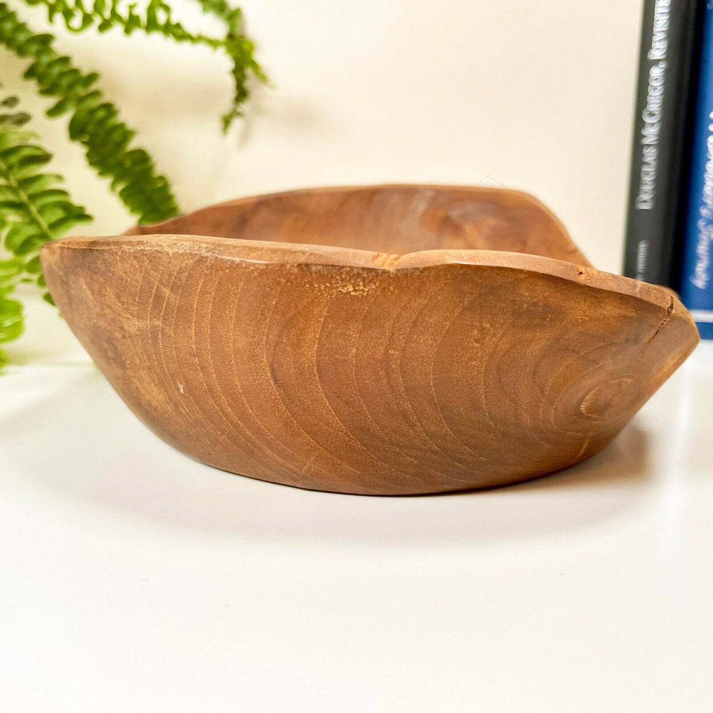 Handcrafted Wooden Bowl - Rustic Home Décor