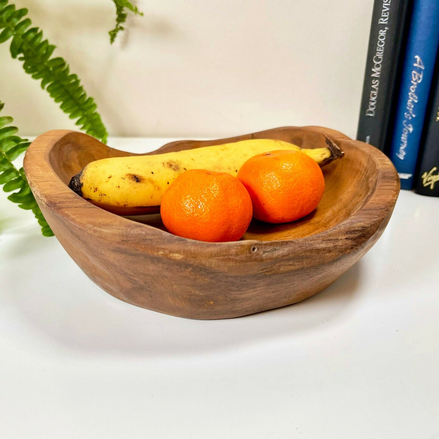 Handcrafted Wooden Bowl - Rustic Home Décor