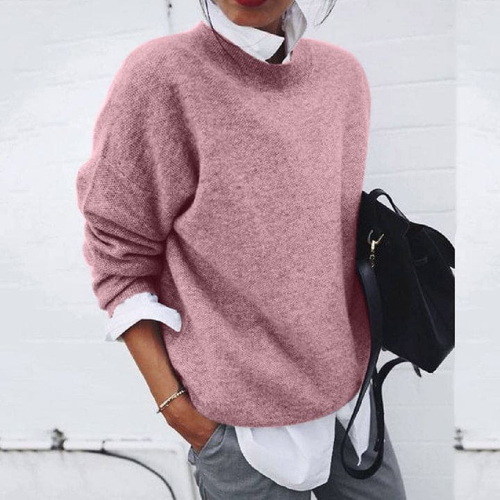 Layered Sweater With Collar - Perfect Blend of Style and Comfort