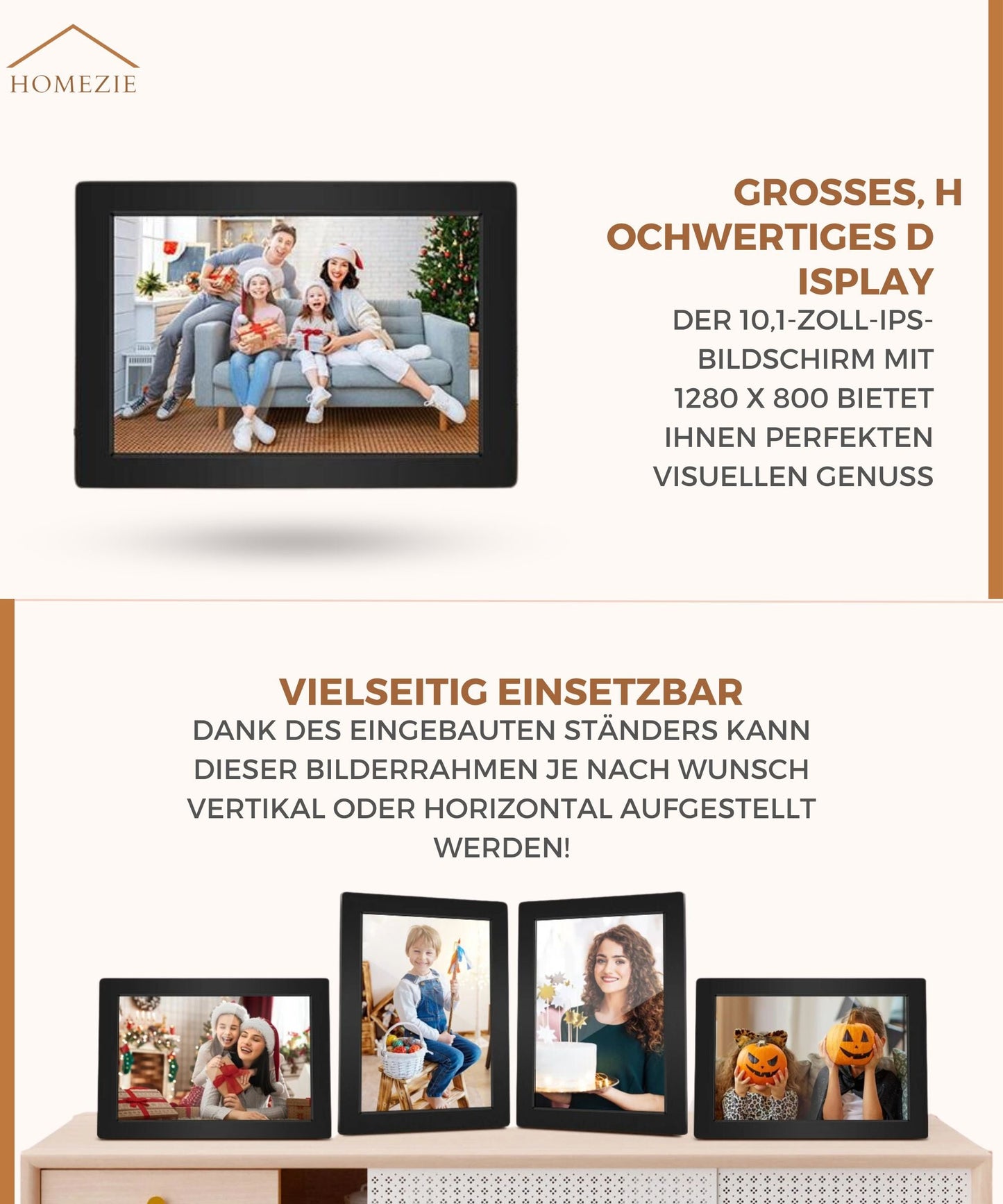 Smart Digital Photo Frame – Wireless Sharing and Instant Display