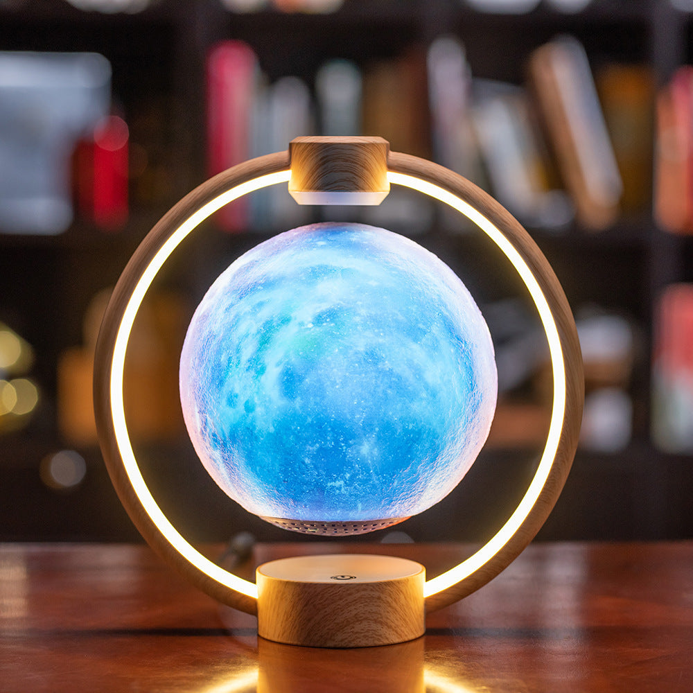 Levitating Moon Lamp - Modern Decorative Lighting for Any Space