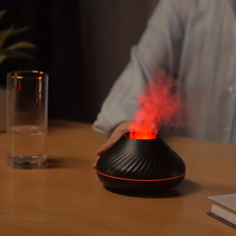 Volcanic Flame Aroma Diffuser - Elegant Aromatherapy Device