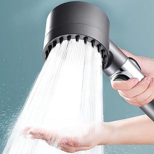 High-Pressure Handheld Shower Head - Adjustable Water Flow Technology