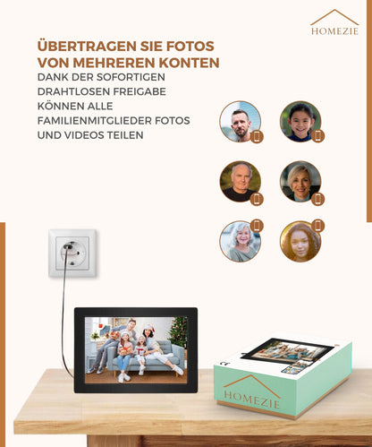 Smart Digital Photo Frame – Wireless Sharing and Instant Display