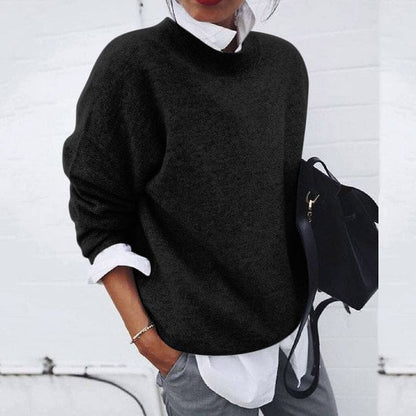 Layered Sweater With Collar - Perfect Blend of Style and Comfort