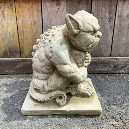 Grumpy Gargoyle Statue - Unique Garden and Home Decor