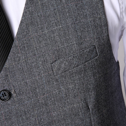 Men's Three-Piece Suit - Timeless Elegance and Comfort