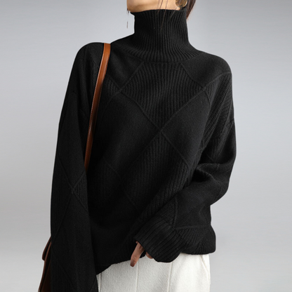 Elegant Knitted Sweater - Cozy And Stylish Design