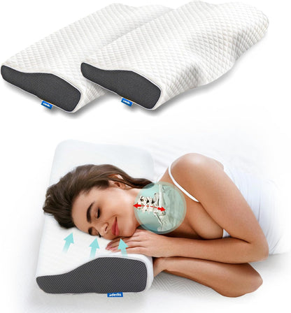 Orthopedic Memory Foam Pillow - Ergonomic Neck Support Solution