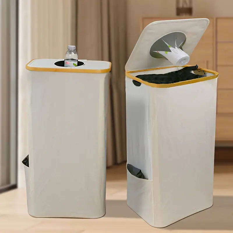 Multifunctional Trash Bin - Smart And Space-Saving Design