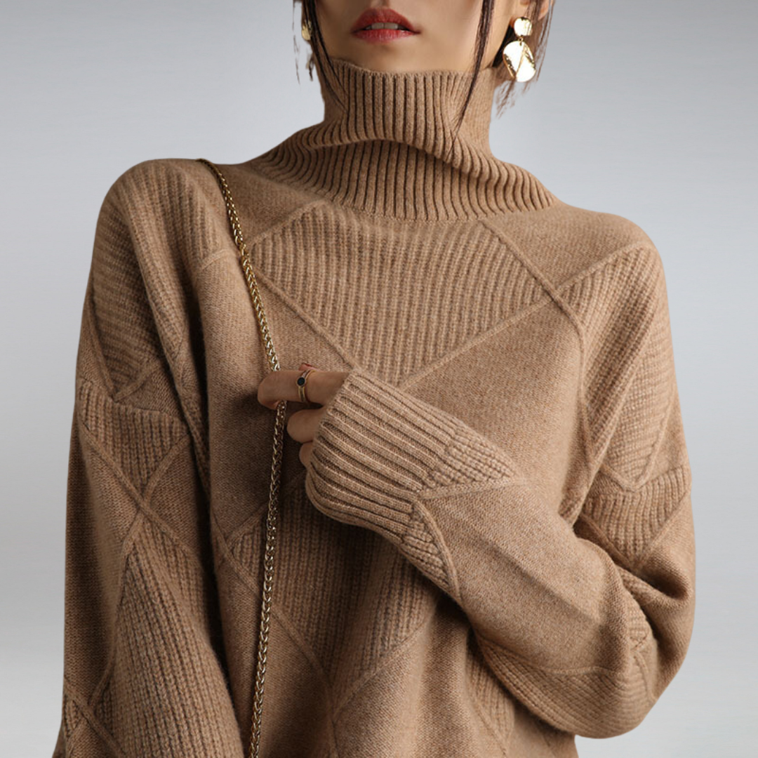 Elegant Knitted Sweater - Cozy And Stylish Design