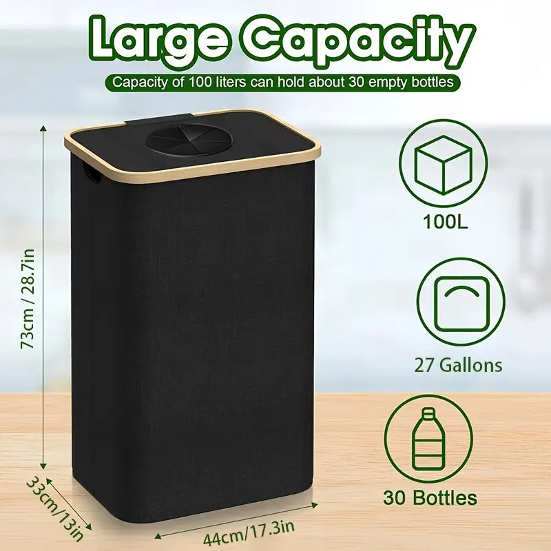 Multifunctional Trash Bin - Smart And Space-Saving Design