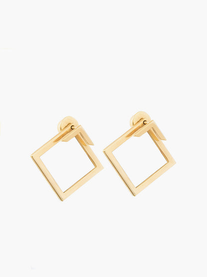 Geometric Drop Earrings - Modern & Minimalist Jewelry