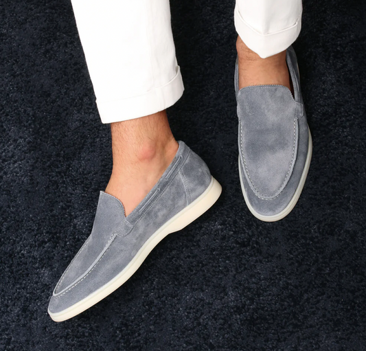 Elegant Suede Loafers - Timeless Style And Comfort