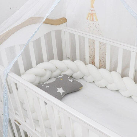 Braided Baby Crib Bumper – Safe and Stylish Nursery Decor