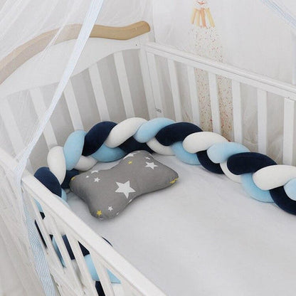 Braided Baby Crib Bumper – Safe and Stylish Nursery Decor