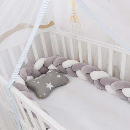 Braided Baby Crib Bumper – Safe and Stylish Nursery Decor