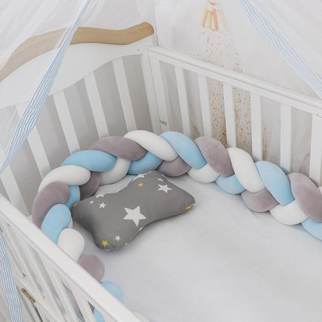 Braided Baby Crib Bumper – Safe and Stylish Nursery Decor