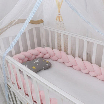 Braided Baby Crib Bumper – Safe and Stylish Nursery Decor