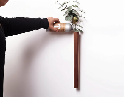 Modern Wall-Mounted Vase - Elegant Floral Display