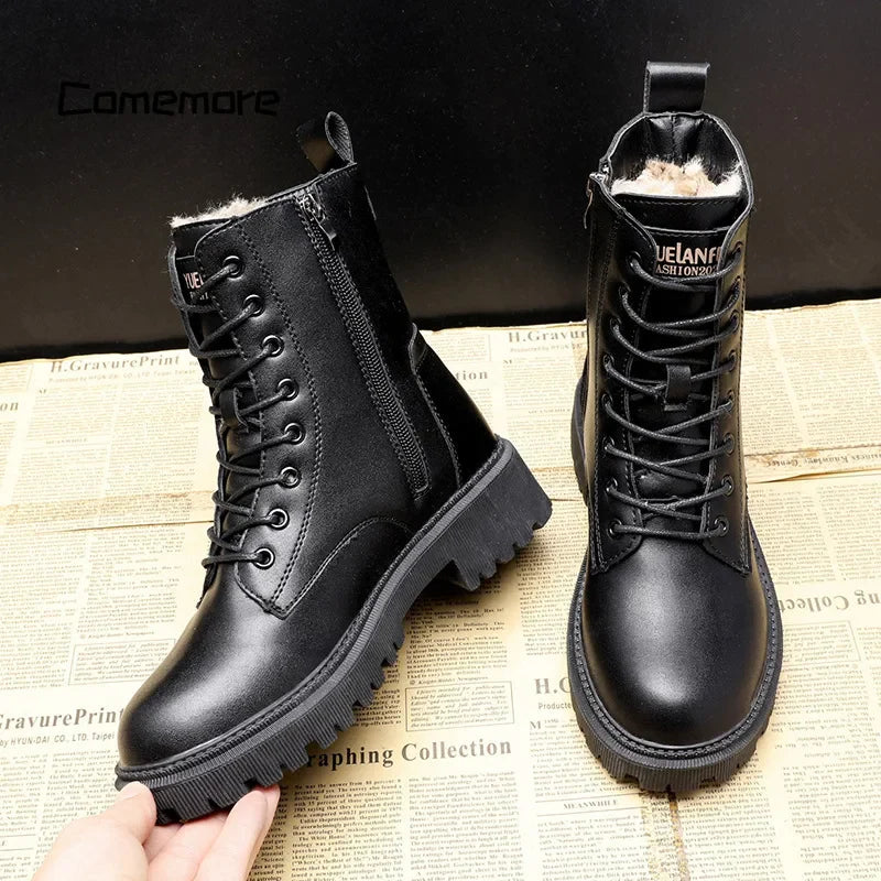 Stylish Winter Boots - Durable Comfort For Cold Weather