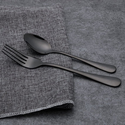 Modern Stainless Steel Cutlery Set - Sleek and Durable Flatware