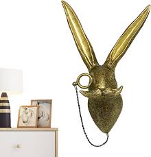 GoldenHead Artistic Wall Hook – Unique Animal-Inspired Organizer