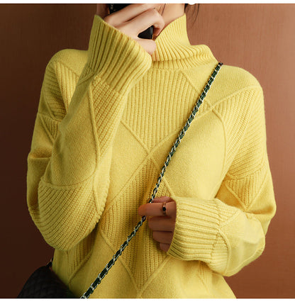 Elegant Knitted Sweater - Cozy And Stylish Design