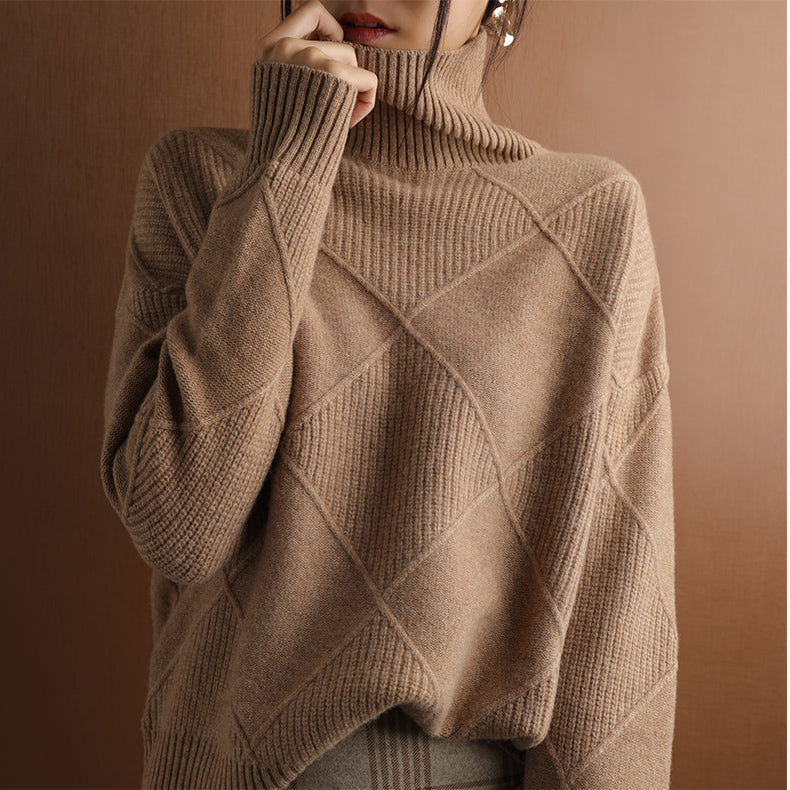 Elegant Knitted Sweater - Cozy And Stylish Design