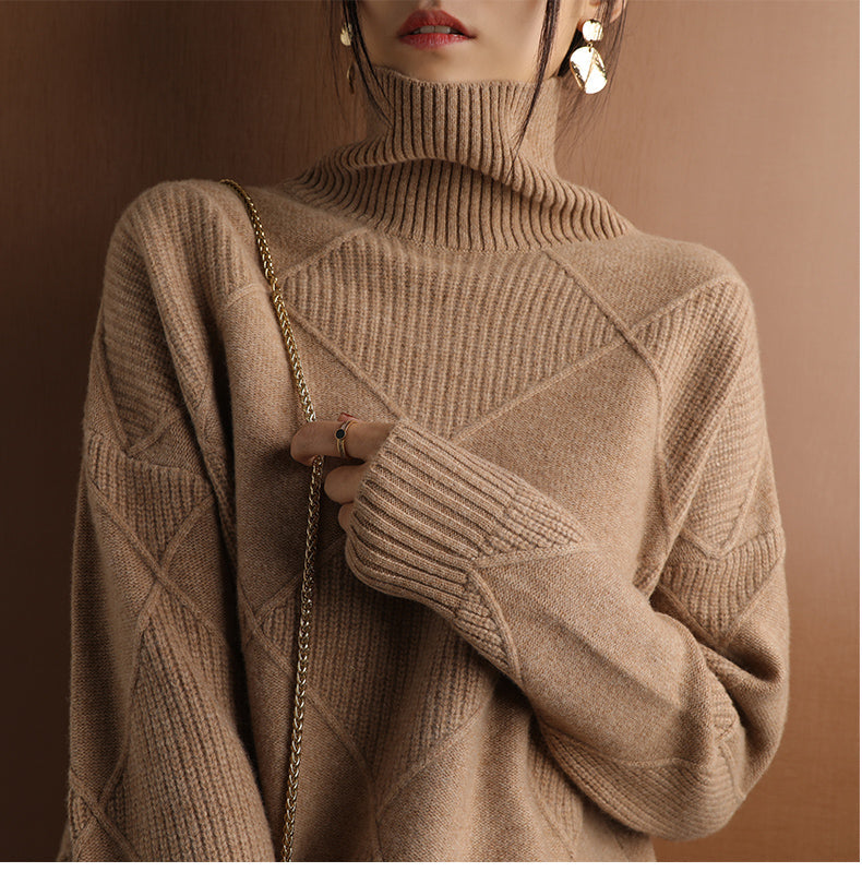 Elegant Knitted Sweater - Cozy And Stylish Design