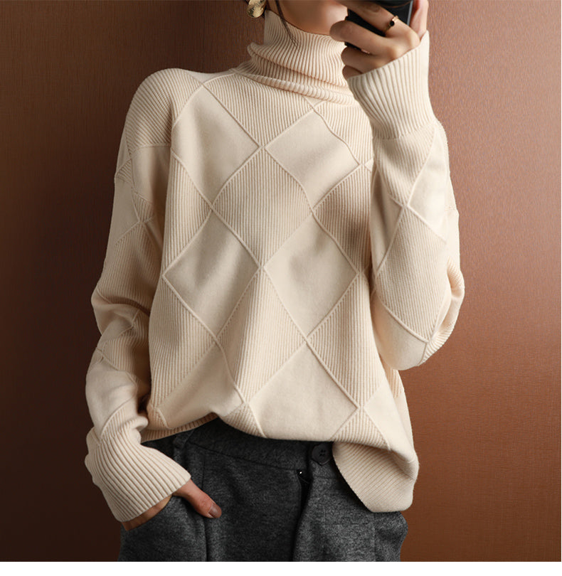 Elegant Knitted Sweater - Cozy And Stylish Design