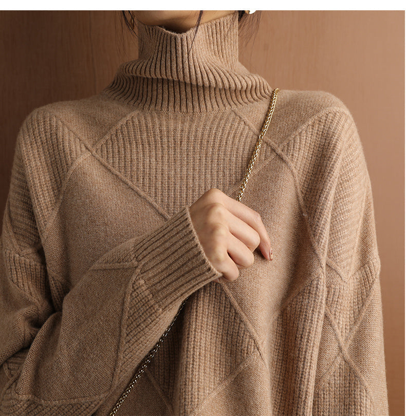 Elegant Knitted Sweater - Cozy And Stylish Design