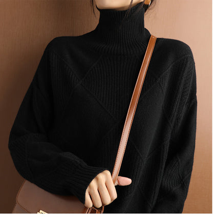 Elegant Knitted Sweater - Cozy And Stylish Design