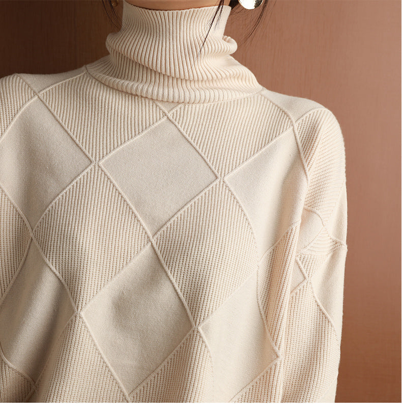 Elegant Knitted Sweater - Cozy And Stylish Design