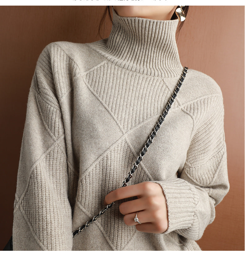 Elegant Knitted Sweater - Cozy And Stylish Design