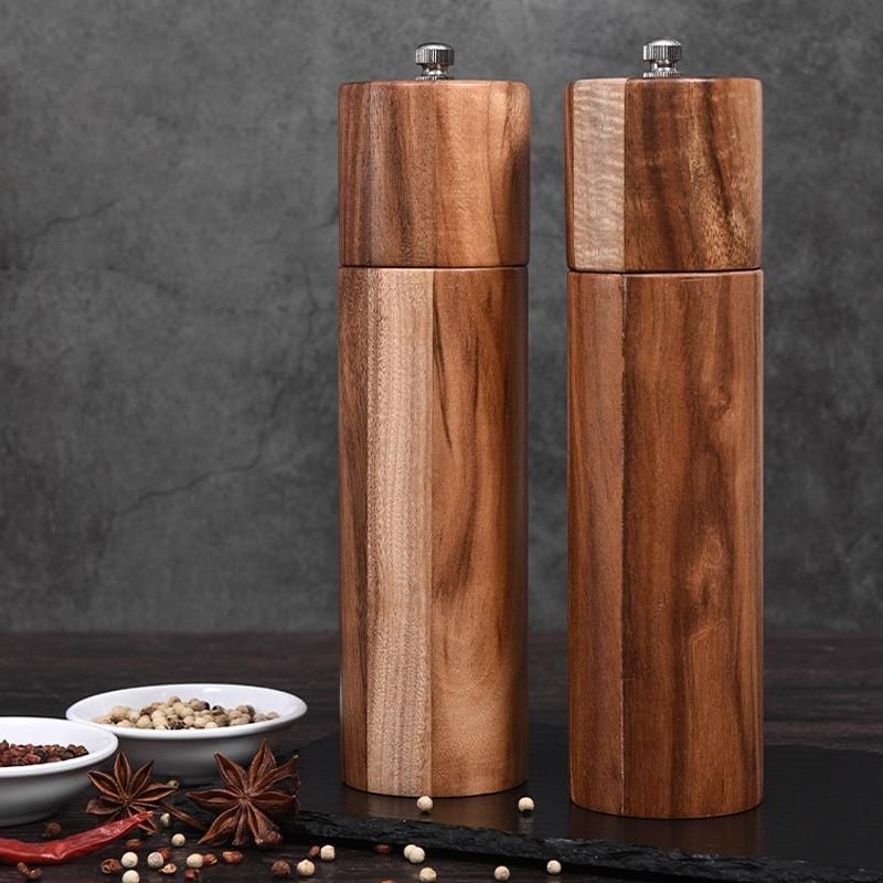 Premium Wooden Pepper Grinder – Handcrafted Kitchen Essential