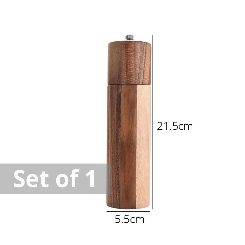 Premium Wooden Pepper Grinder – Handcrafted Kitchen Essential