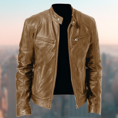 Men's Leather Jacket - Timeless Style and Premium Quality