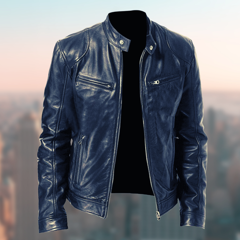 Men's Leather Jacket - Timeless Style and Premium Quality