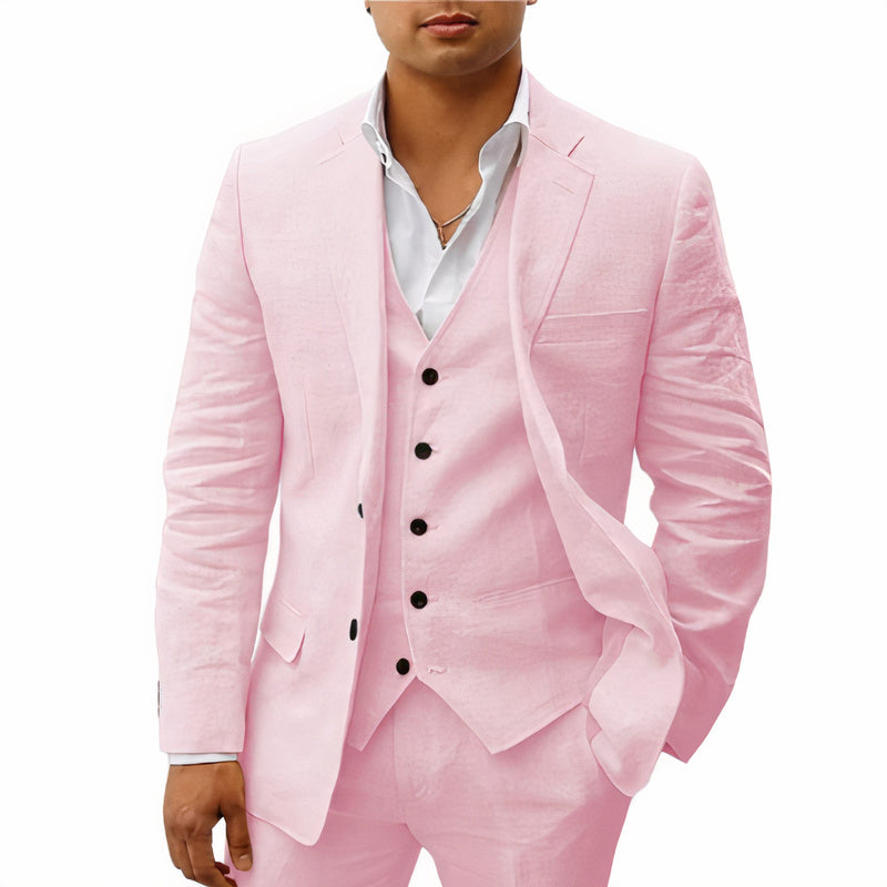 Men's Three-Piece Suit - Sophisticated Formal Wear