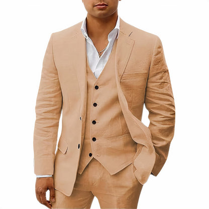 Men's Three-Piece Suit - Sophisticated Formal Wear